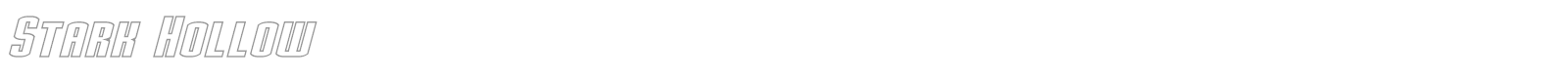 Stark font preview